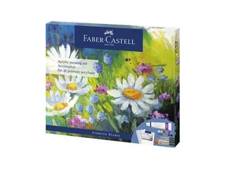 Acrylverfset Faber-Castell 18-delig - 1