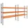palletstelling,basis+1xaanbouw,HxBxD 3990x7500x1100mm,vakl. 3400kg