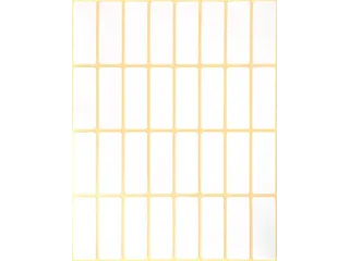 Avery Witte Etiketten Ft 38 X 14 Mm (B X H), 928 Stuks - 2
