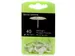 Doos met 40 punaises - punthoogte 7mm - 10mm diameter-Wit