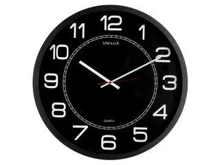 Wandklok Unilux Mega Ø57,5cm zwart cijferaanduiding - 2