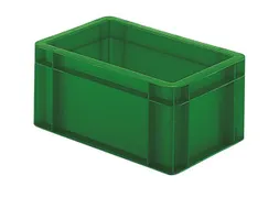 Euronorm-stapelbak 4.5l 50x400x300mm Wanden/bodem Gesloten Groen