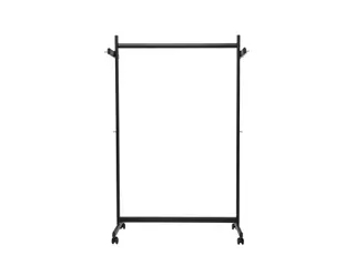 Garderoberek MAUL Samba mobiel 115X172X51cm 40kg, 10 haken zwart RAL90 - 1