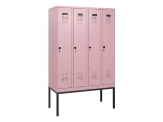 schoollocker,HxBxD 1950x1200x500mm,4vak,vak B 300mm,draaigrendel - 2