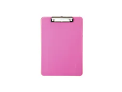 Klembord MAUL A4 staand transparant PS neon roze