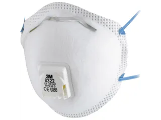 3M 8322 stofmasker FFP2 NR D met uitademventiel - 1