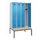 locker met bank,HxBxD 2120x1200x815mm,4vak,vak B 300mm,cilinderslot