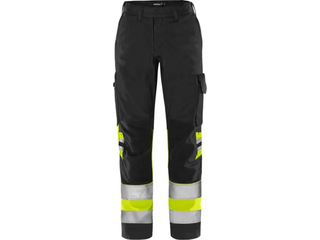 Fristads 2652 broek voor P/COT, fluo geel/zwart, maat 42, per stuk