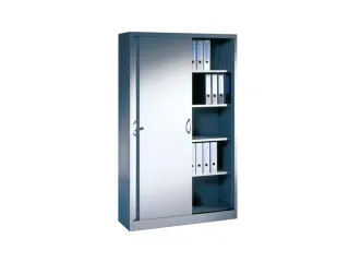kantoor-schuifdeurkast HxBxD 1950x1200x500mm Ral7035 5 OH - 1