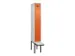 locker met bank,voor scheiding van kleding,HxBxD 2120x300x815mm,1vak