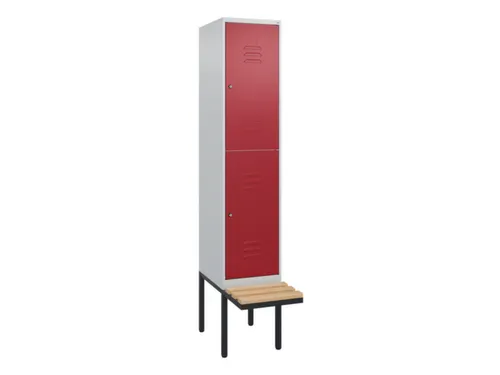 Dubbeldekse dekenkist,HxBxD 2120x400x815mm,1x2vak.,vak B 400mm