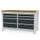 werkbank met opbergruimte,HxBxD 859x1500x750mm,multiplexblad