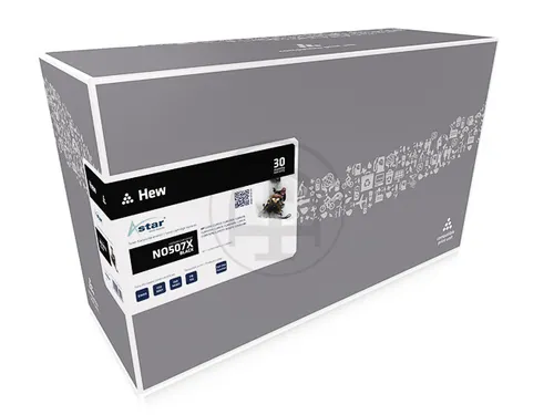 AS18507 Astar HP 507X CLJ toner zwart rebuilt 11.000pagina's chip