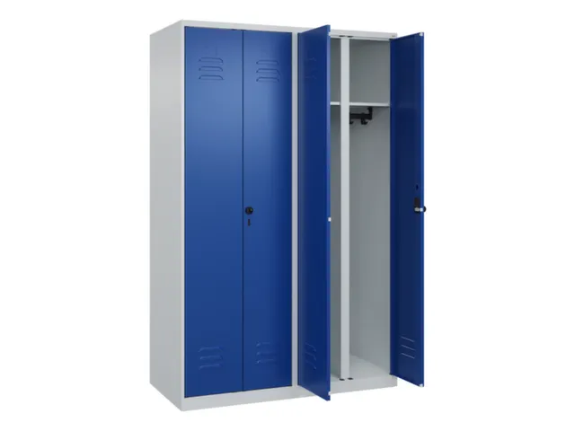 locker voor scheiding van kleding,HxBxD 1850x1200x500mm,4vak