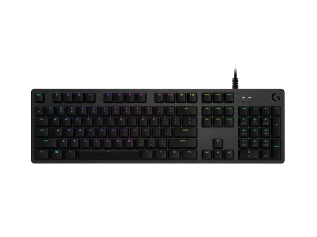 Clavier de jeu Logitech G G512 mécanique RVB QWERTY Anglais charbon
