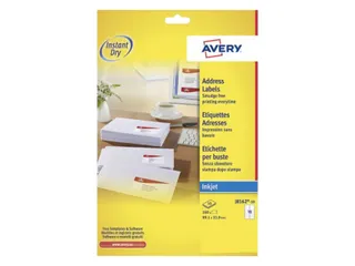 Etiket Avery J8162-10 99.1x33.9mm Inkjet Wit 160 stuks - 3