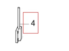 reed switch NO w_ cable 107143121