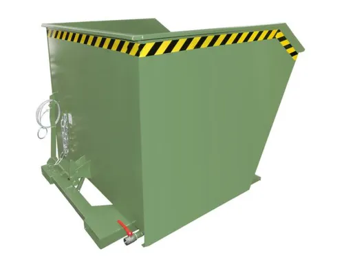 Kiepbak voor spaanders,HxLxB 1090x1640x1680mm,2m³,draagverm. 1500kg