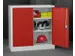 grootvolumekast met openslaande deuren,RAL7035,front RAL3000