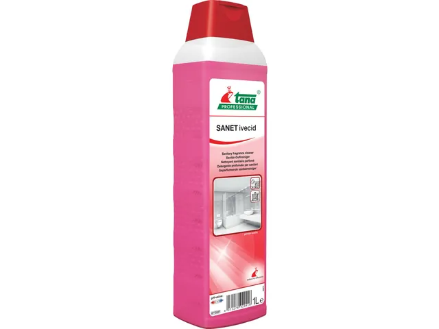 SANET Ivecid sanitairreiniger 1 liter 10 stuks