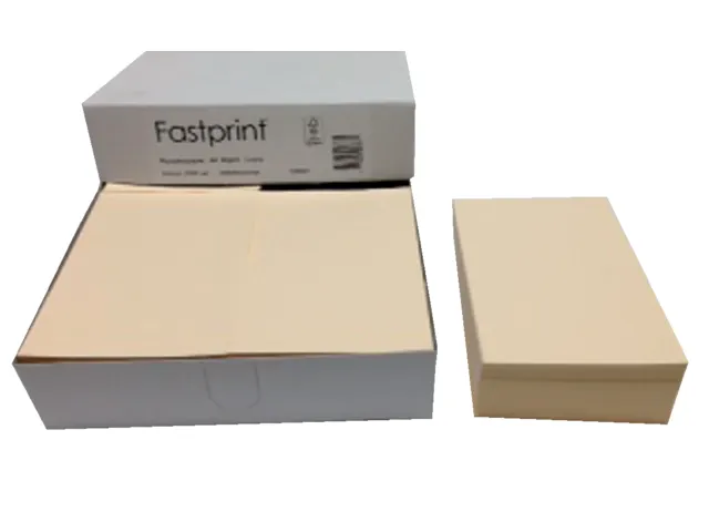 Receptpapier Fastprint A6 80 Gram Creme 2000 Vel