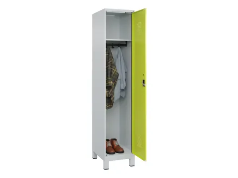 locker,HxBxD 1950x400x500mm,1vak,vak B 400mm,cil.-slot,voeten
