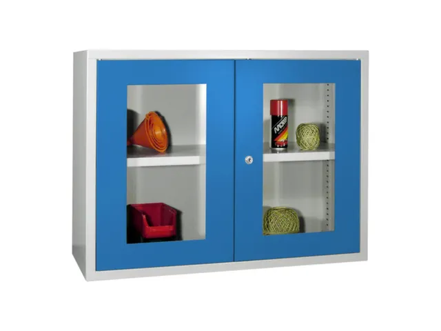 Hangkast 600x800x300mm Achterwand Glad Ral 7035 Front Ral 5012