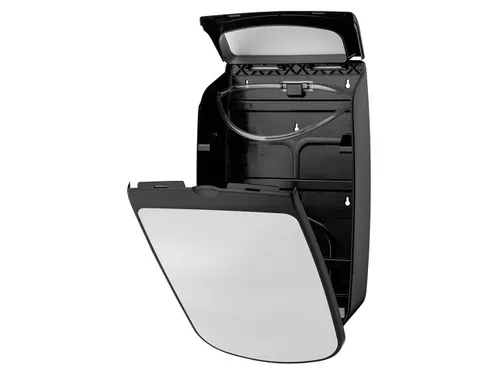 Afvalbak 25 Liter Rvs Kunststof Zwart