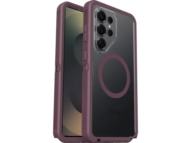 Defender Pro XT Samsung S26 Ultra Hoesje Magnetic Paars Transparant