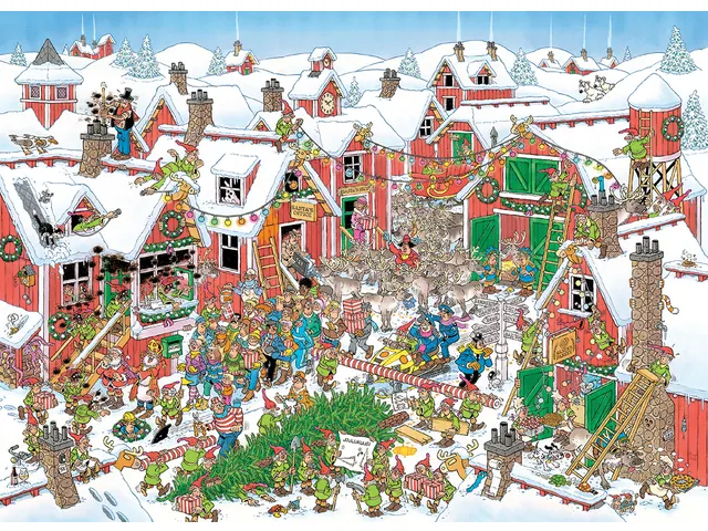 Jan van Haasteren Puzzel Santa's Village 1000 stukjes