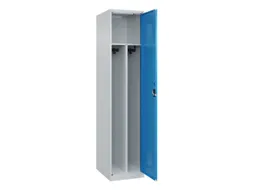 locker voor scheiding van kleding,HxBxD 1850x400x500mm,1vak