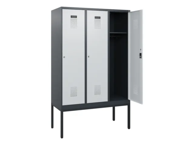 schoollocker,HxBxD 1950x1200x500mm,3vak,vak B 400mm,cil.-slot