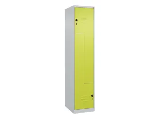 Z-garderobekast,HxBxD 1850x400x500mm,vak B 200/400mm,draaigrendel - 1
