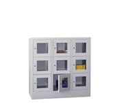Vakkenkast Vensterdeuren 1187x1230x500mm 9 Vakken 400mm Cilinderslot