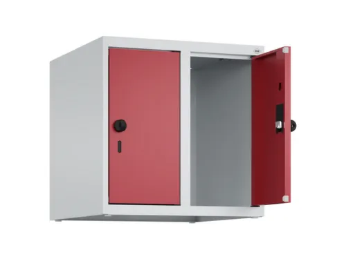 opzetkast,v. locker,2vak.,vak B 250mm,HxBxD 500x500x500mm,vleugeldeur