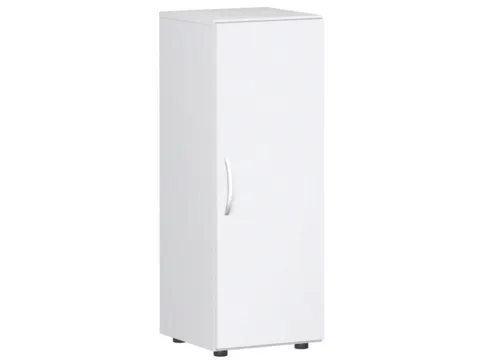 kantoorkast,HxBxD 1100x400x420mm,2xhouten vloer,3ordnerhoogte,romp wit