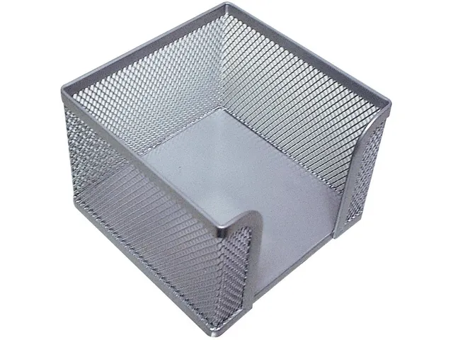 Memokubus Metaal Zilver