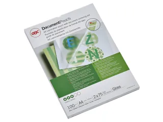 Lamineerhoes Gbc A4 75 Micron glanzend - 1