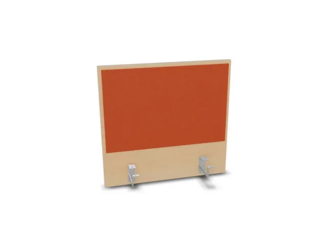 opzetpaneel,v. bureau,aanbouw achter,B 600mm,NE-esdoorn,BN3012-oranje