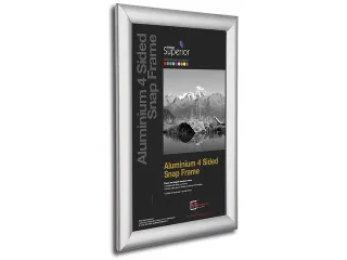 Kliklijst Seco A4 25mm aluminium frame, anti- glans PVC voorkant - 1
