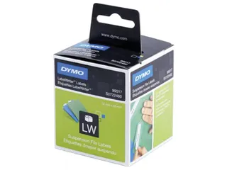 Etiket Dymo 99017 Labelprint Hangmapruiter 12x50mm S0722460 - 4
