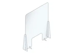 Scheidingswand Seco 66x88cm met opening. Acryl