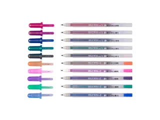 Gelschrijver Sakura Gelly Roll 0.7mm Gold & Silver Shadow 10 stuks - 8
