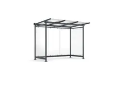 overkapping,v. personen,HxBxD 2600x3305x1510mm,wanden EVG,dak GVG