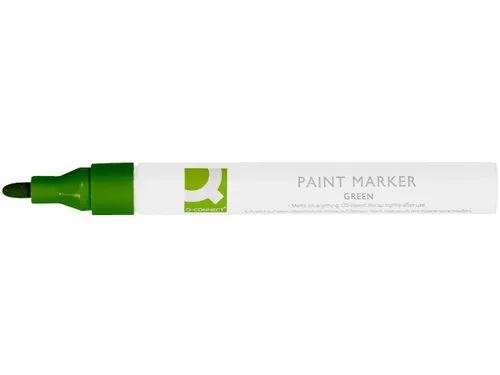 Q-CONNECT Paintmarker op oliebasis ronde punt 2-3mm Groen