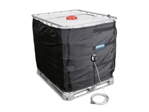 verwarmingsmantel,v. IBC inhoud 1000l,buiten nylon,zwart,2000 W