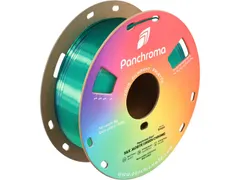 PLA Dual Silk 1,75mm groen-chrome 1kg Panchroma 3D Filament