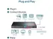 18-Poorts Gigabit Rackmount Switch with 16-poorts PoE