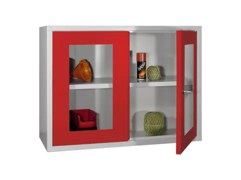 Hangkast 600x800x300mm Achterwand Glad Ral 7035 Front Ral 3000