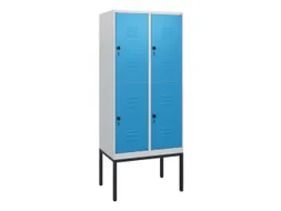 dubbeldekse locker,HxBxD 1950x600x500mm,2x2vak.,vak B 300mm